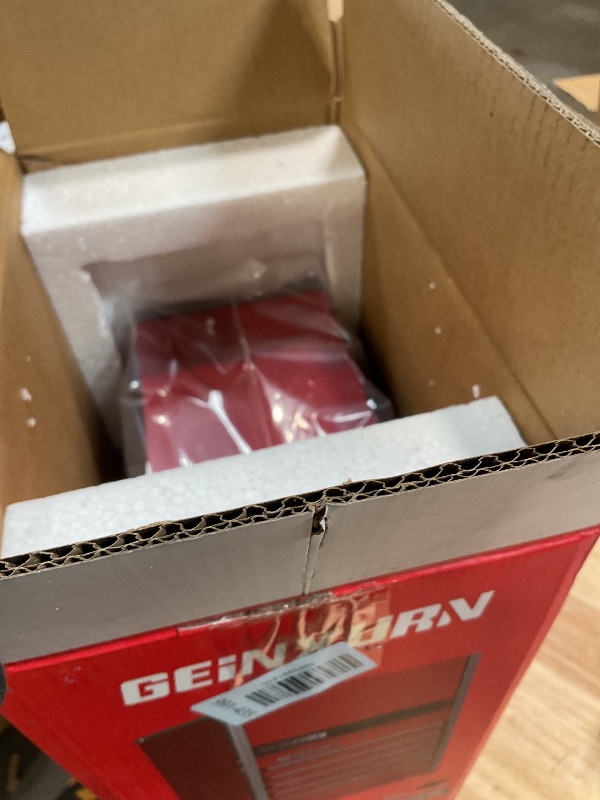 Photo 1 of GEINXURN 8-Drawer Red Tool Box Combo Set
