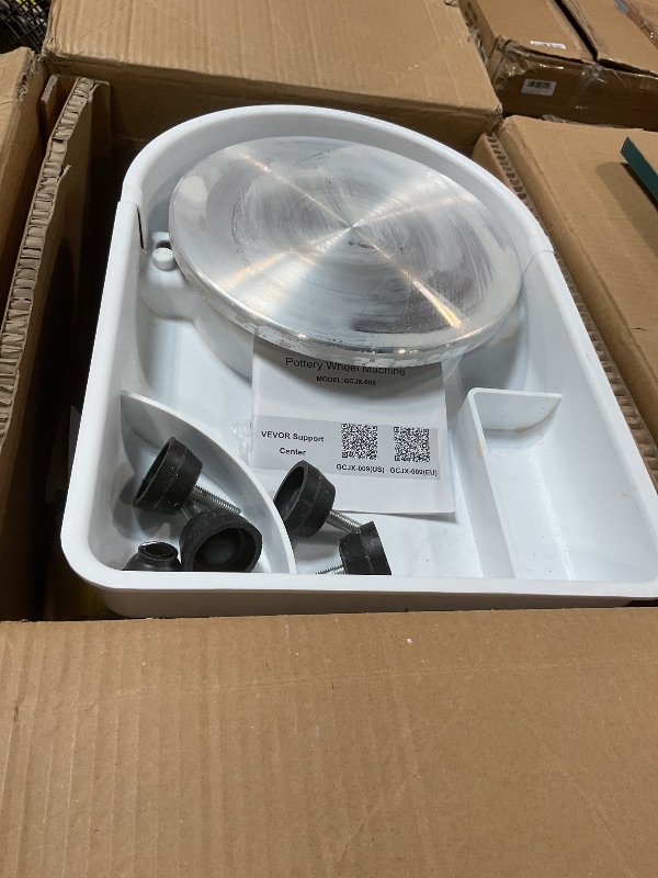 Photo 1 of VEVOR Pottery Wheel 11inch 350W Ceramic Wheel Forming Machine Accessory Kit