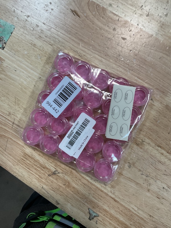 Photo 1 of ZEJIA 5 Gram Sample Containers, Pink, 25 Count