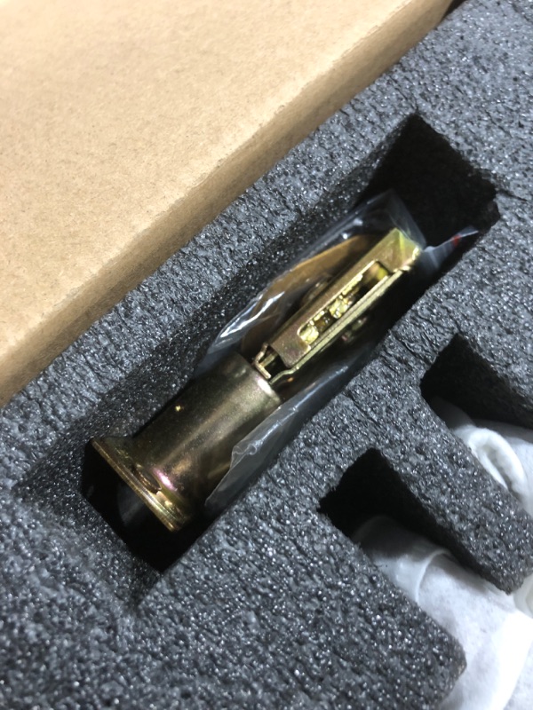 View 3 of SORWDUERM Antique Brass Interior Privacy Door Knobs