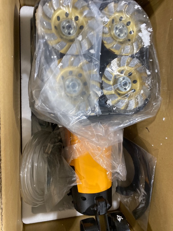 View 2 of Dmzosmd 3800W Concrete Floor Grinder with 4 Heads