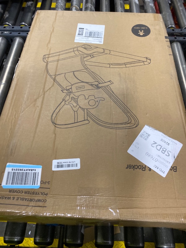 View 2 of TotRun Baby Bouncer Chair - Light Grey