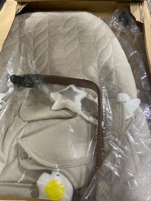 View 3 of TotRun Baby Bouncer Chair - Light Grey