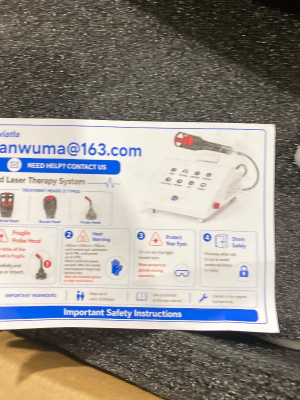 View 5 of Swiatla Cold Laser Therapy Device with 3 Heads