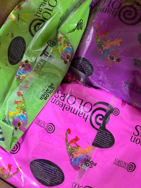 View 3 of Chameleon Colors Colored Powder Bulk Bags, 6 Pack