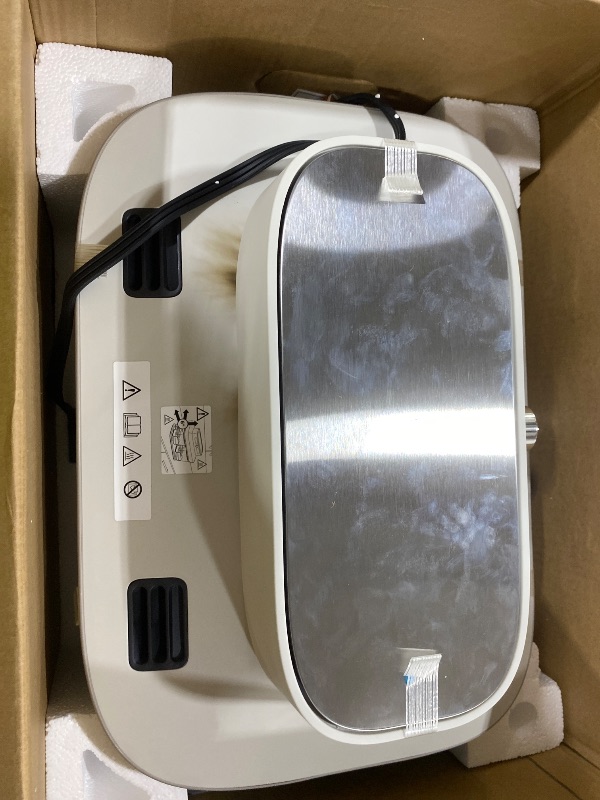 View 3 of Ninja Crispi DualZone Glass Countertop Air Fryer, Bone, DD101IV2