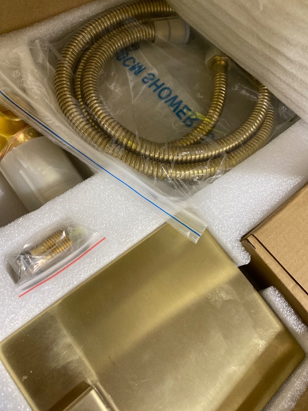 View 3 of RF SUNUAN Shower System with Tub Spout, 10-Inch Rain Showerhead, Handheld