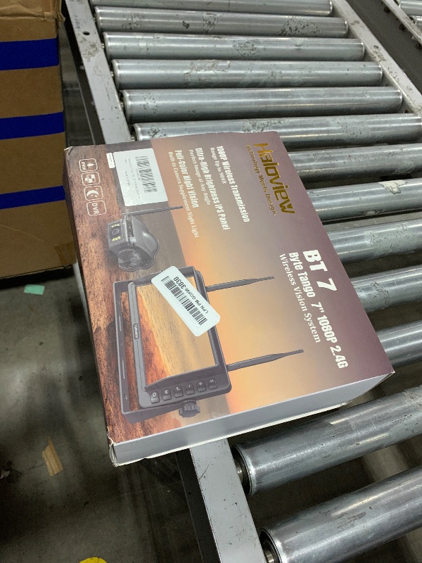 View 2 of Haloview BT7 Wireless RV Backup Camera System with 7" DVR Monitor
