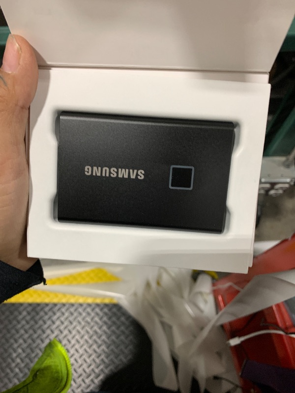 View 3 of Samsung T7 Touch Portable SSD 2TB Black