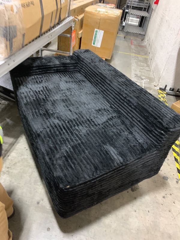 Photo 1 of BONELESS COUCH - BLACK