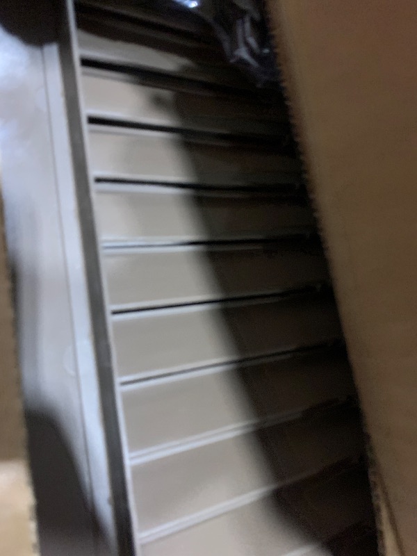 View 3 of Tailormade 12"x56" Vinyl Open Louver Shutters