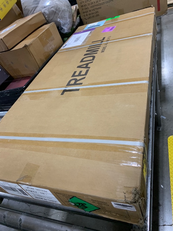 View 2 of Aiteid Treadmill with Handles, 3.0HP, 6.2 MPH, 300 lbs Capacity, Black