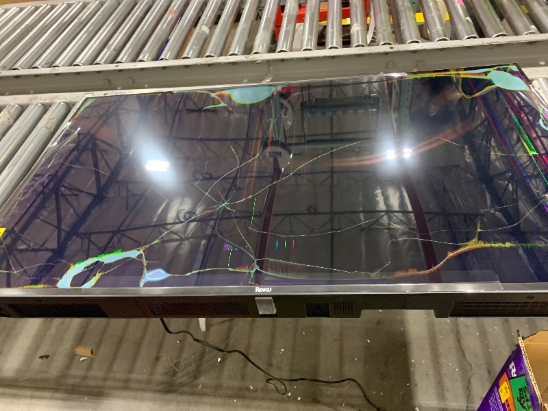 View 2 of Roku 50-Inch 4K QLED Smart TV SALVAGE FOR PARTS ONLY