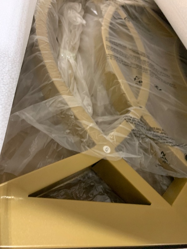 View 2 of MARBLE TABLE WITH GOLD
