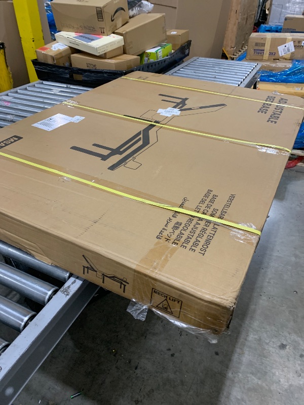 View 2 of Marsail Adjustable Bed Frame Full Grey