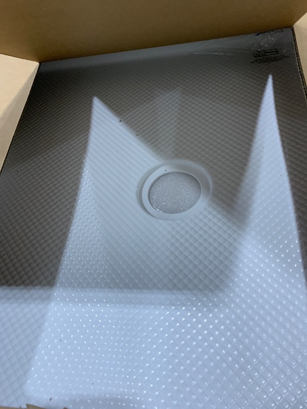 View 3 of DreamLine SlimLine 32 in. D x 60 in. W x 2 3/4 in. H Left Drain Single Threshold Shower Base in White, DLT-1132601