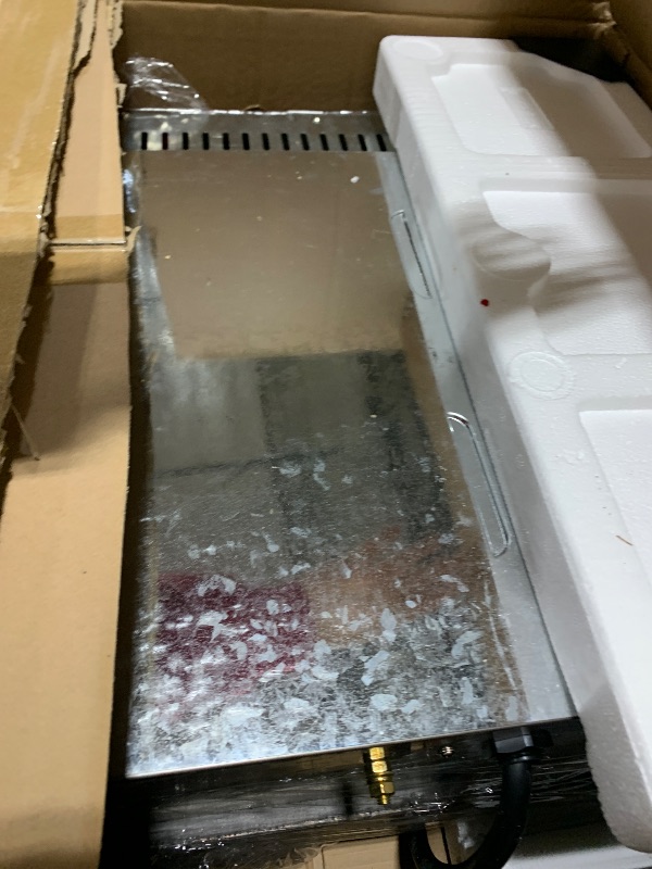 View 3 of HTTSICHI 29'' x 16'' Commercial Electric Griddle