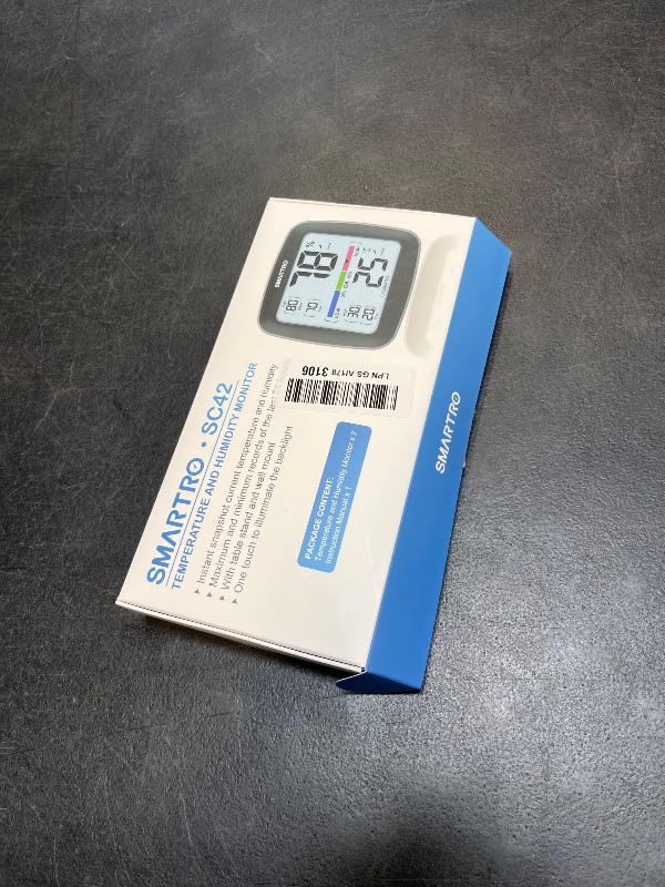 View 3 of SMARTRO SC42 Digital Hygrometer Indoor Thermometer (2 Pack)