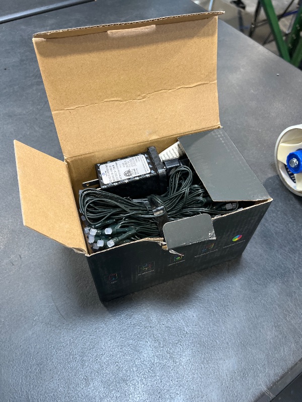 View 2 of EEW Smart RGB Color Changing String Lights, 112ft