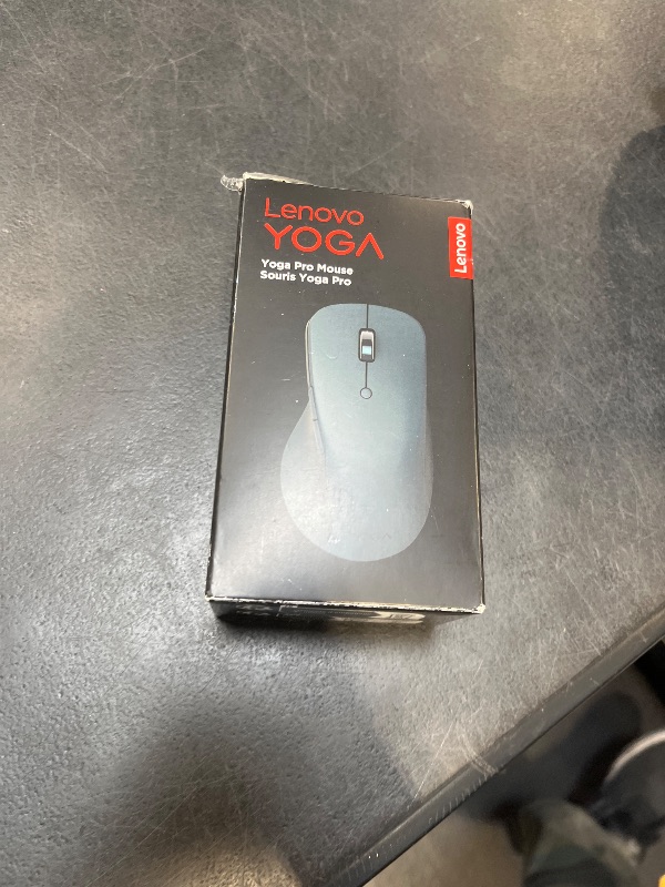 View 2 of Lenovo Yoga Pro Mouse, Bluetooth, USB-C Rechargable, Dual Mode Bluetooth, 6 Button, Right Handed Design, Ergonomic Design, Programmable Buttons, 2-Way Metal Scroll Wheel, Tidal Teal