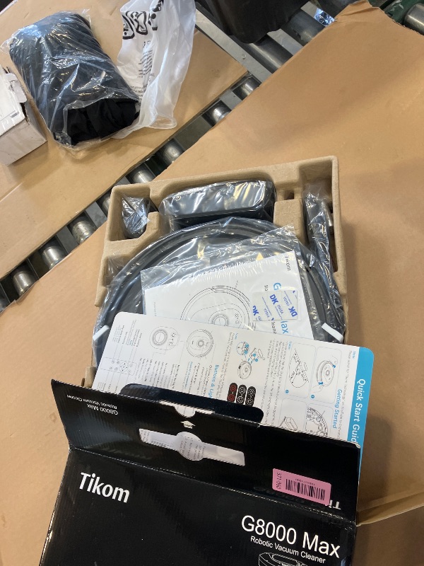 View 3 of Tikom Robot Vacuum and Mop Combo, 5000Pa Robotic Vacuum Cleaner, 150 Min Max, App & Remote Control, Ideal for Hard Floor, Carpet, Pet Hair, Self-Charge(G8000 Max)