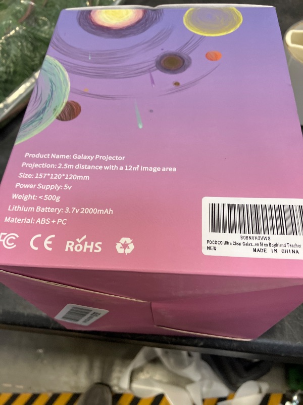 View 2 of POCOCO Galaxy Star Projector with 5K Discs
