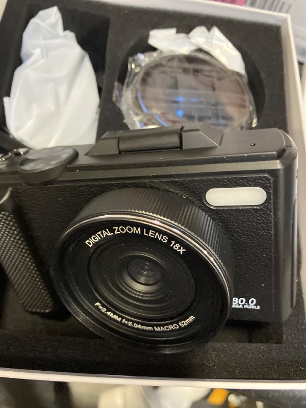 View 4 of Krunia 5K 80MP Digital Camera with Flip Screen