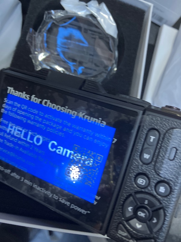 View 5 of Krunia 5K 80MP Digital Camera with Flip Screen