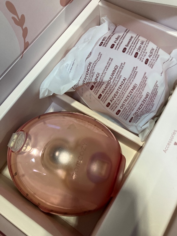 View 5 of Momcozy Wellness 1 Wearable Breast Pump, Warm-Massage Hands-Free Pump with Heated Flange&Simulated Massage for Comfortable Breastfeeding&Let-Down, App-Controlled, 4 Modes 12 Levels, 180ml/6oz