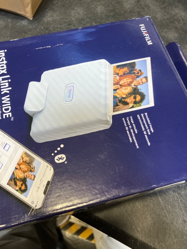 View 2 of Fujifilm Instax Link Wide Smartphone Printer - Ash White