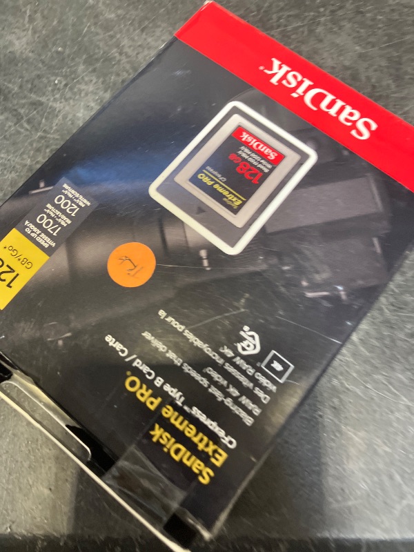 View 2 of SanDisk 128GB Extreme PRO CFexpress Type B Memory Card