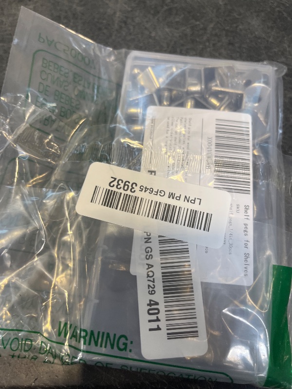 View 2 of RiseQuintador 1/4" L-Shaped Shelf Support Pegs (30 Pcs)