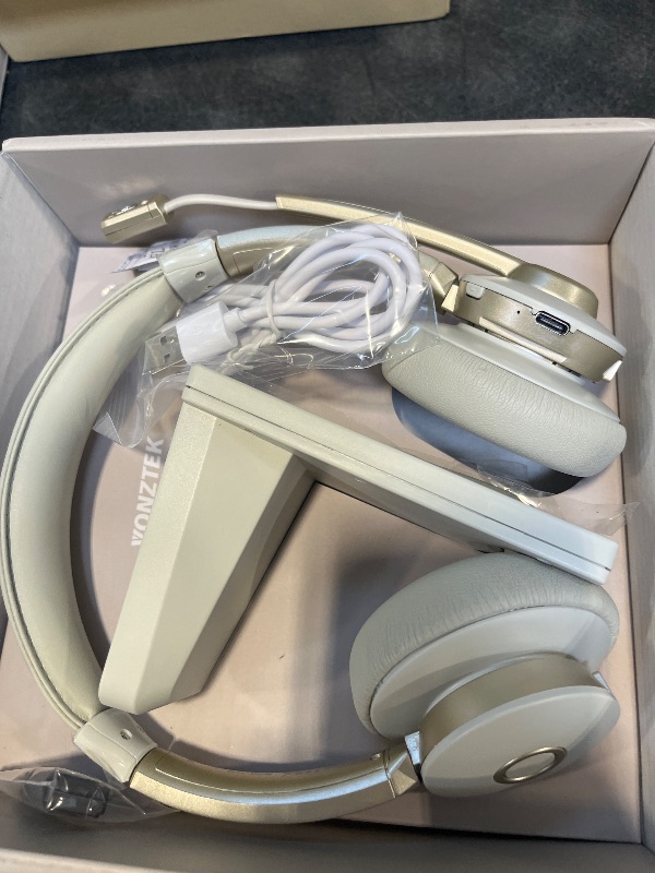 View 3 of Vonztek Wireless Headset with AI Noise Canceling