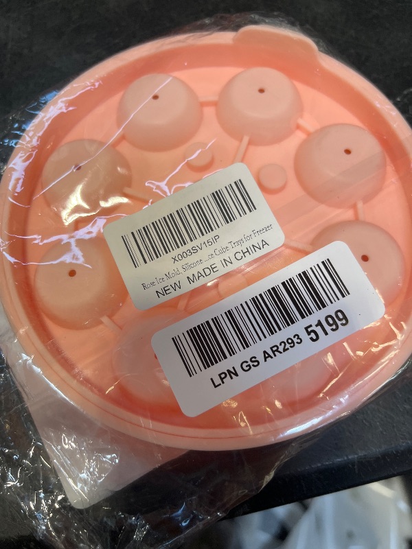 View 2 of Cyhdddr Rose Ice Mold Silicone Ice Cube Tray