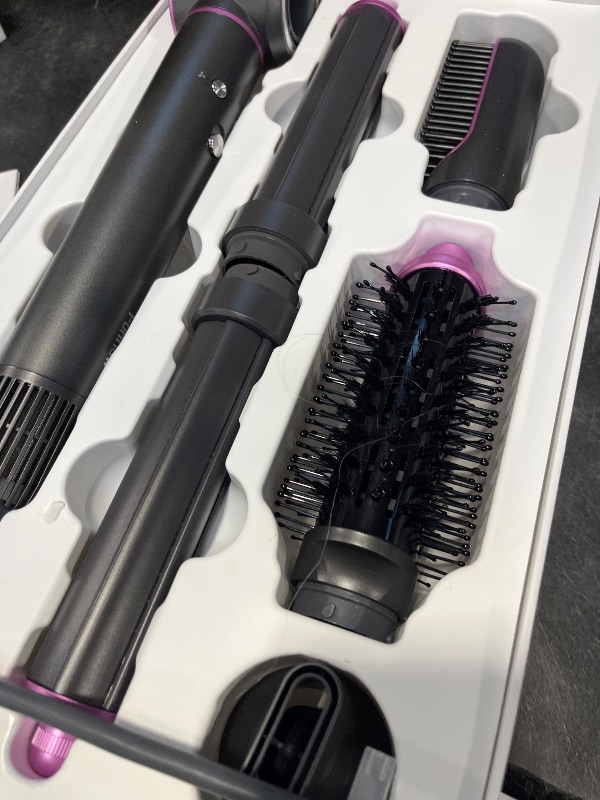 View 6 of Funflow 5-in-1 Hair Styler with Auto Curling