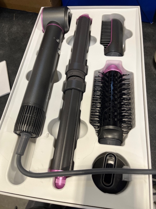 View 4 of Funflow 5-in-1 Hair Styler with Auto Curling