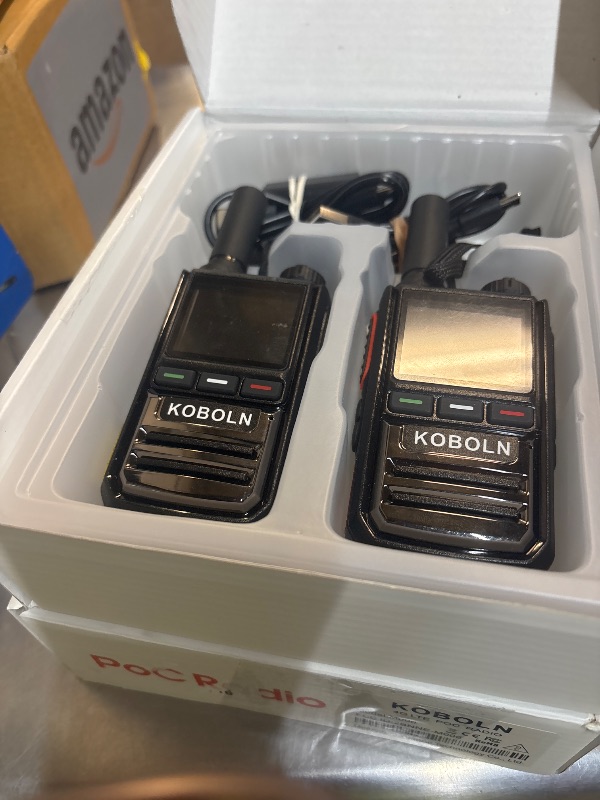 View 3 of KoboIn 4G LTE PoC Two-Way Radios (4-Pack)