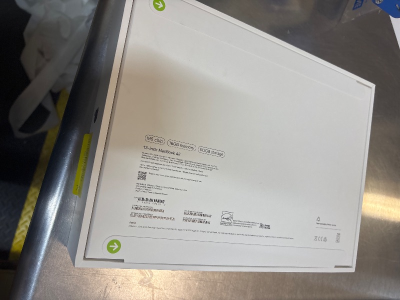 View 2 of Apple 2026 MacBook Air 13-inch Laptop with M5 chip: Built for AI, 13.6-inch Liquid Retina Display, 16GB Unified Memory, 512GB SSD, 12MP Center Stage Camera, Touch ID, Wi-Fi 7; Midnight