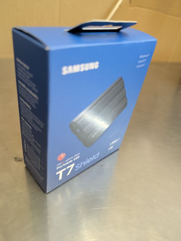 View 3 of Samsung T7 Shield Portable SSD 1TB, USB 3.2 Gen 2, Up to 1,050 MB/s