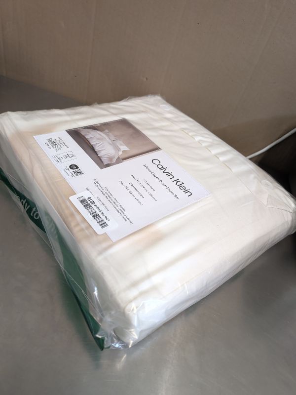 View 2 of Calvin Klein Queen Duvet Cover Set