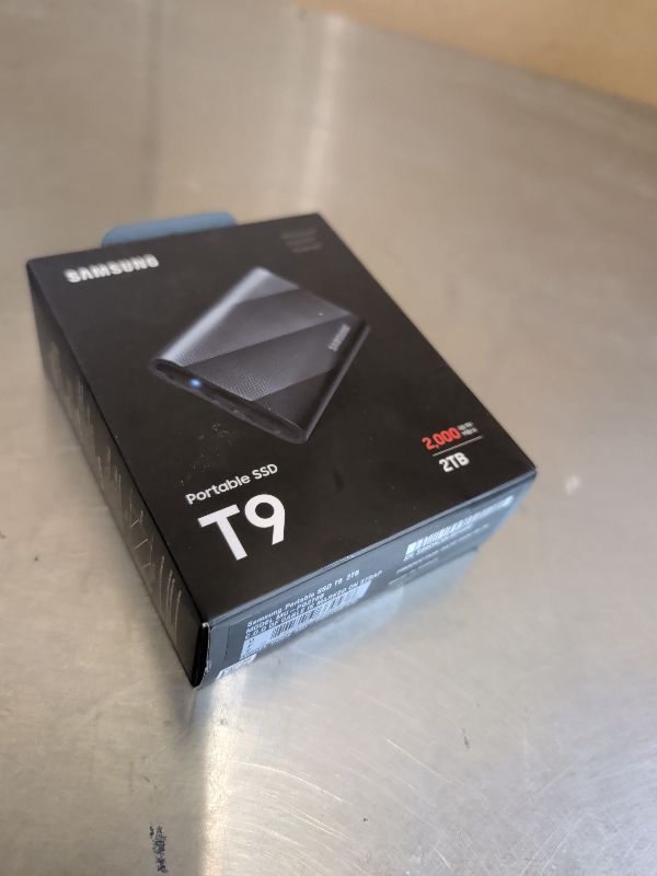 View 3 of Samsung T9 Portable SSD 2TB, USB 3.2 Gen 2x2 External SSD, Up to 2,000 MB/s