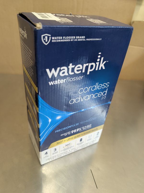 View 2 of Waterpik Cordless Advanced Water Flosser White