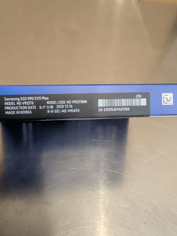 View 2 of Samsung 990 EVO Plus 2TB M.2 NVMe SSD