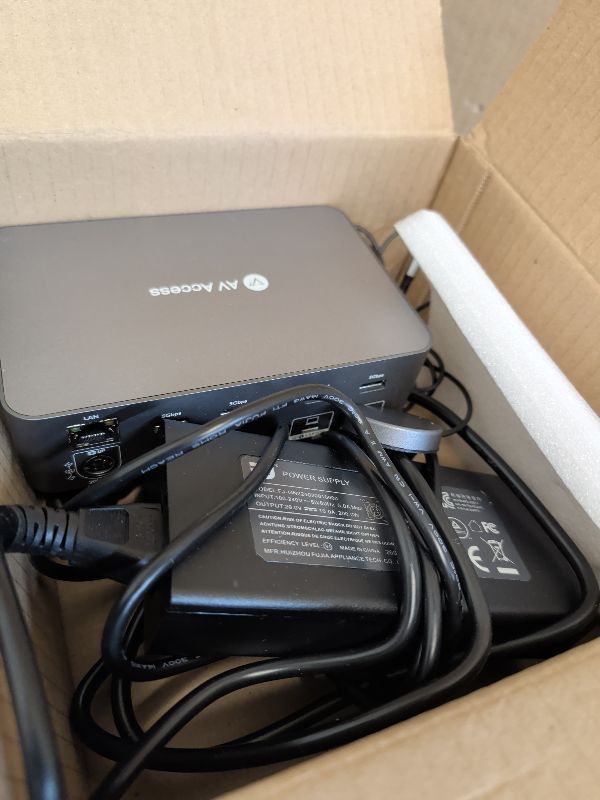 View 2 of AV Access iDock X20 Dual USB-C KVM Docking Station