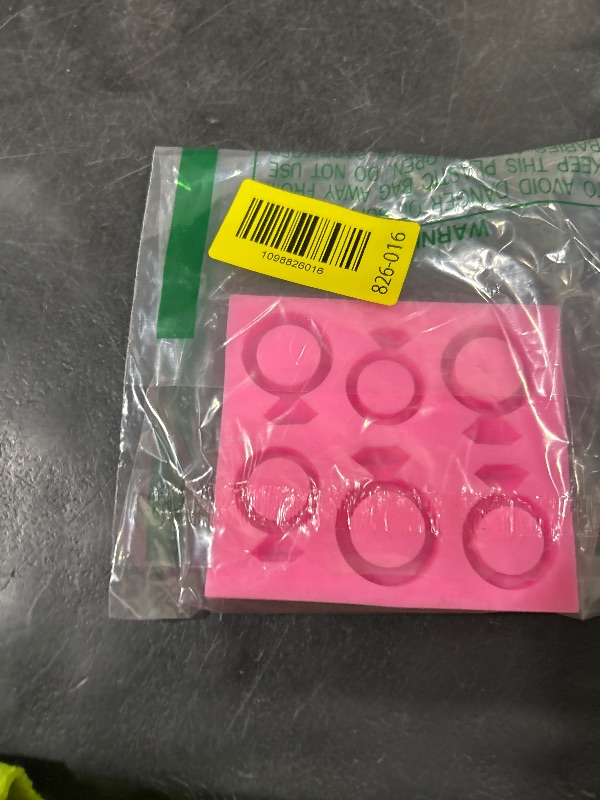 View 2 of XMOLDNMS Diamond Ring Silicone Molds Wedding Engagement Ring Fondant Mold