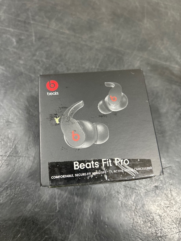 View 4 of Beats Fit Pro True Wireless Noise Cancelling Earbuds - Beats Black