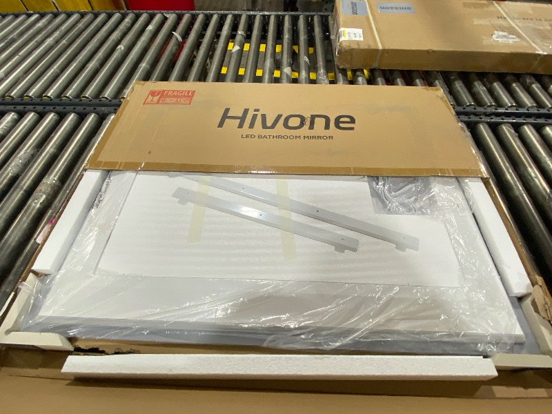 View 2 of Hivone 40"x32" LED Bathroom Mirror with Lights