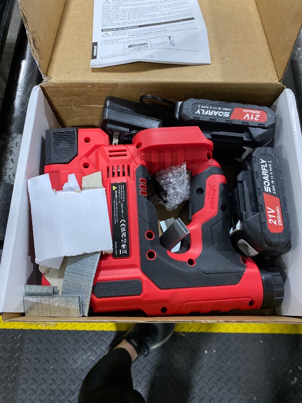 View 2 of SOARFLY 18 Gauge Cordless Brad Nailer Stapler