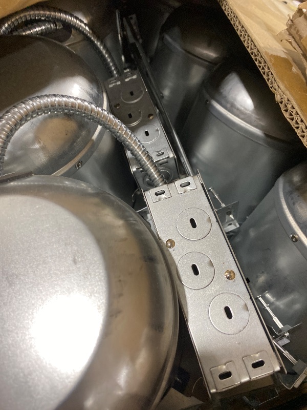View 3 of Anyhome 6 Inch Recessed Lighting Housing 24 Pack, New Construction