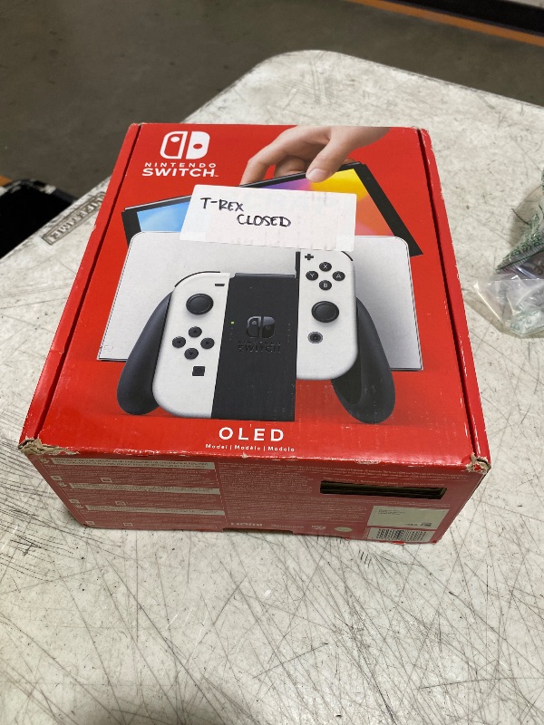 View 2 of Nintendo Switch OLED Model w/ White Joy-Con
